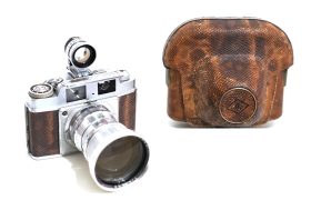 Agfa Ambi Silette De Luxe 1957 Snakeskin